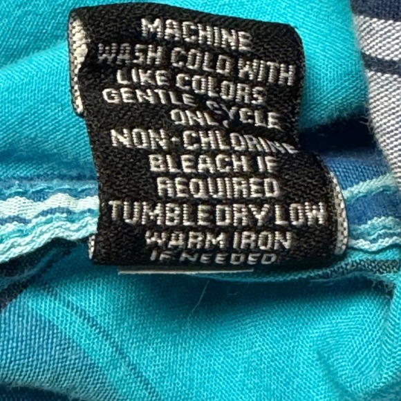 Carbon2Cobalt Button Up Shirt Mens XL Plaid Slim Fit Long Sleeve Pearl Snaps - Picture 13 of 15